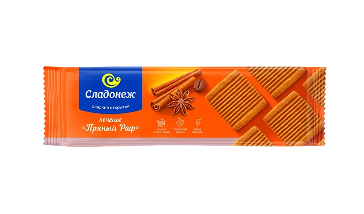 Печенье сахарное ТМ "Сладонеж" Пряный раф